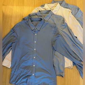 Bundle of 4 Rhone commuter shirts size medium